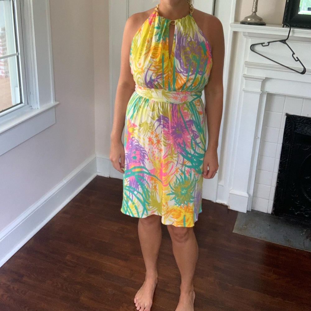 Milly open back summer dress